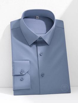 Áo Sơ Mi Nam Xám Ghi Sợi Tre TGSM02